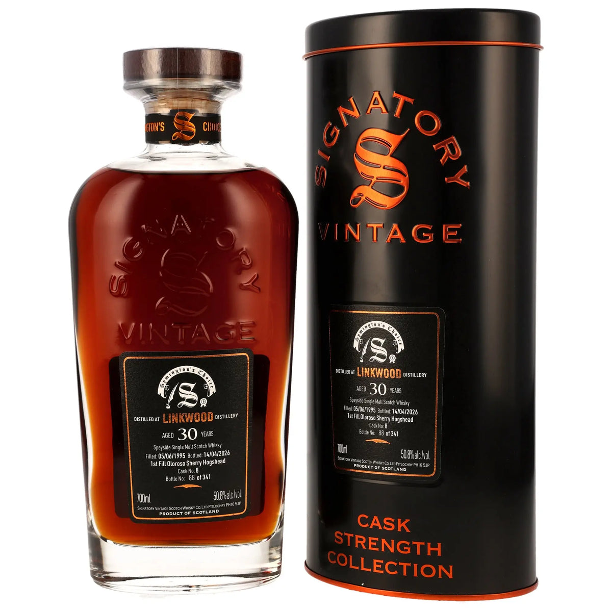 Linkwood Symington's Choice First Fill Oloroso Sherry 30 Jahre 1995/2026 ingle Malt Scotch Whisky