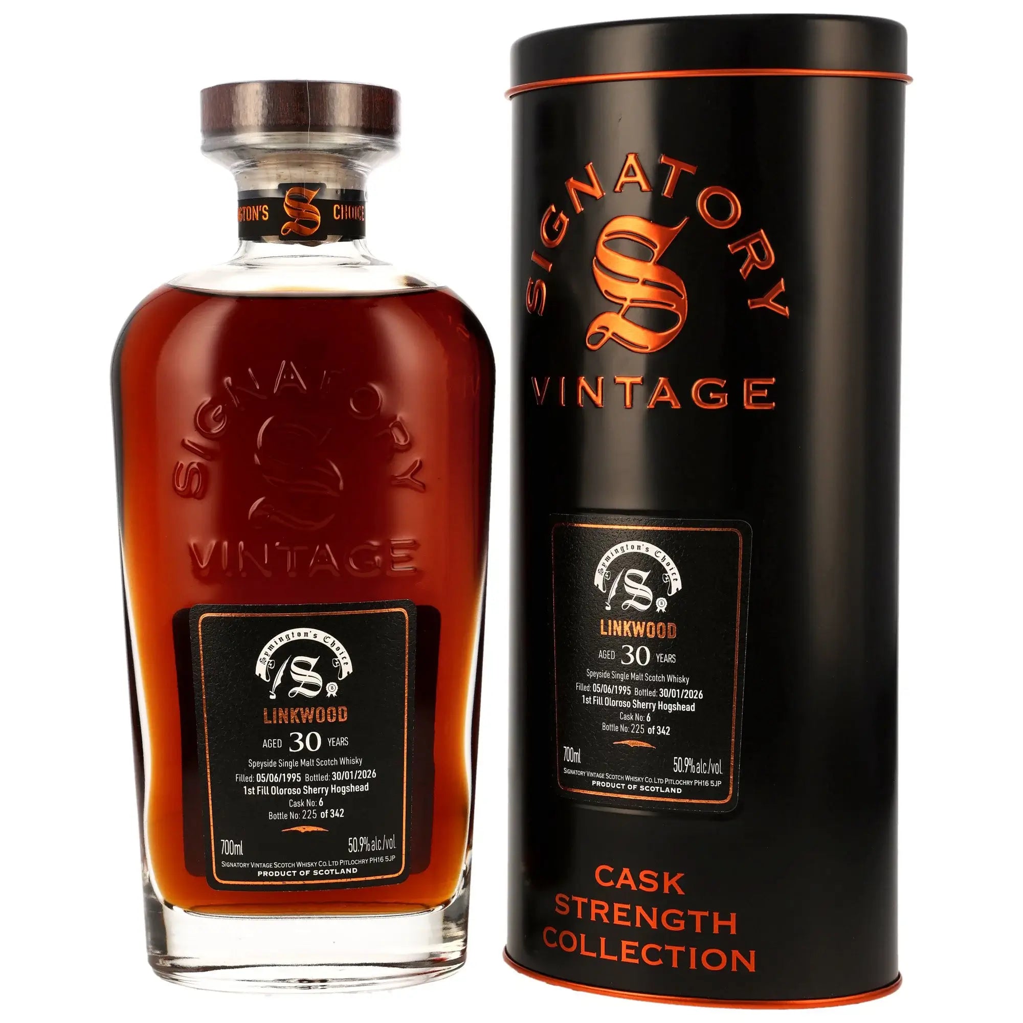 Linkwood Symington's Choice 30 Jahre 1995/2026 Whisky von Signatory Vintage