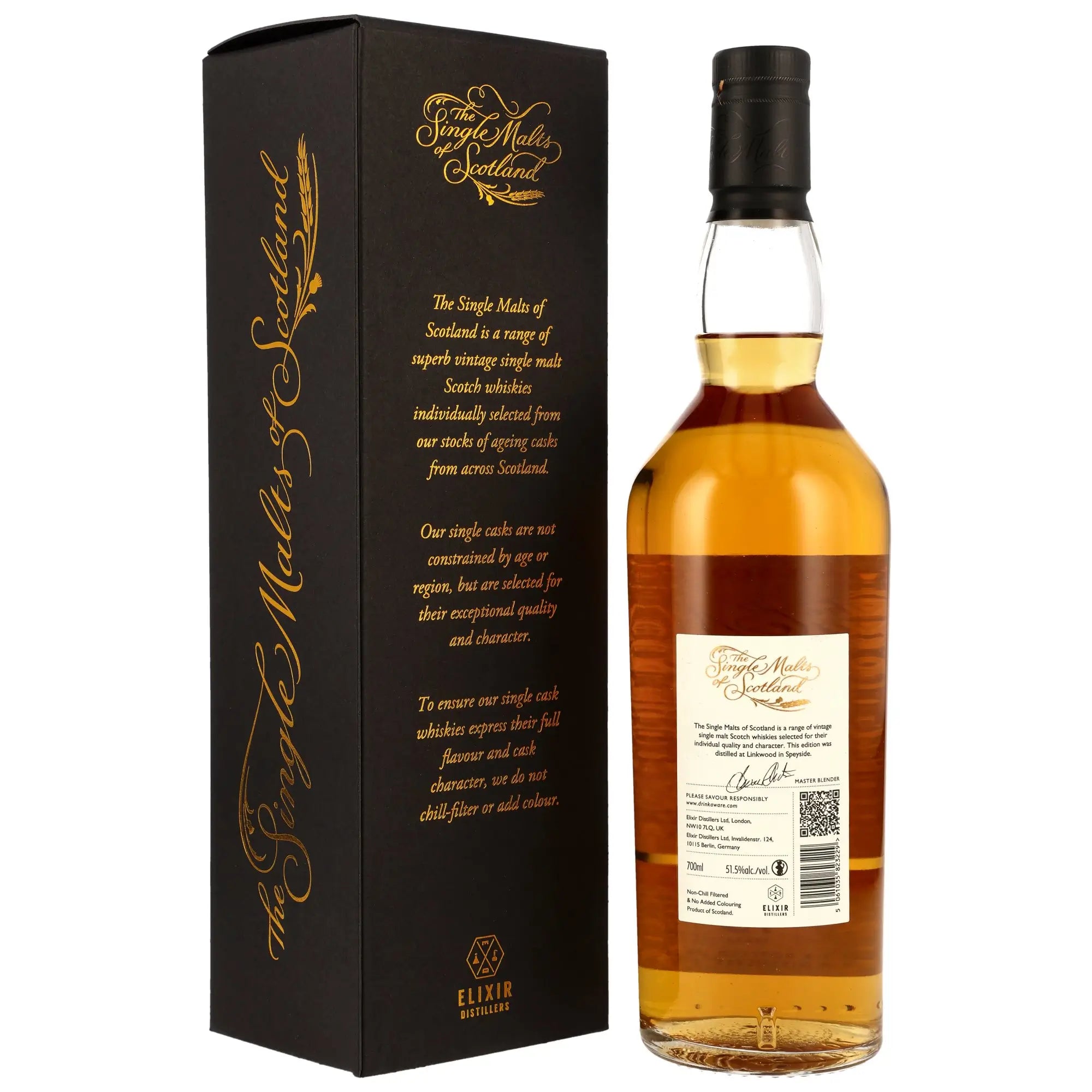 Linkwood The Single Malts of Scotland 15 Jahre 2010/2025 Speyside Whisky