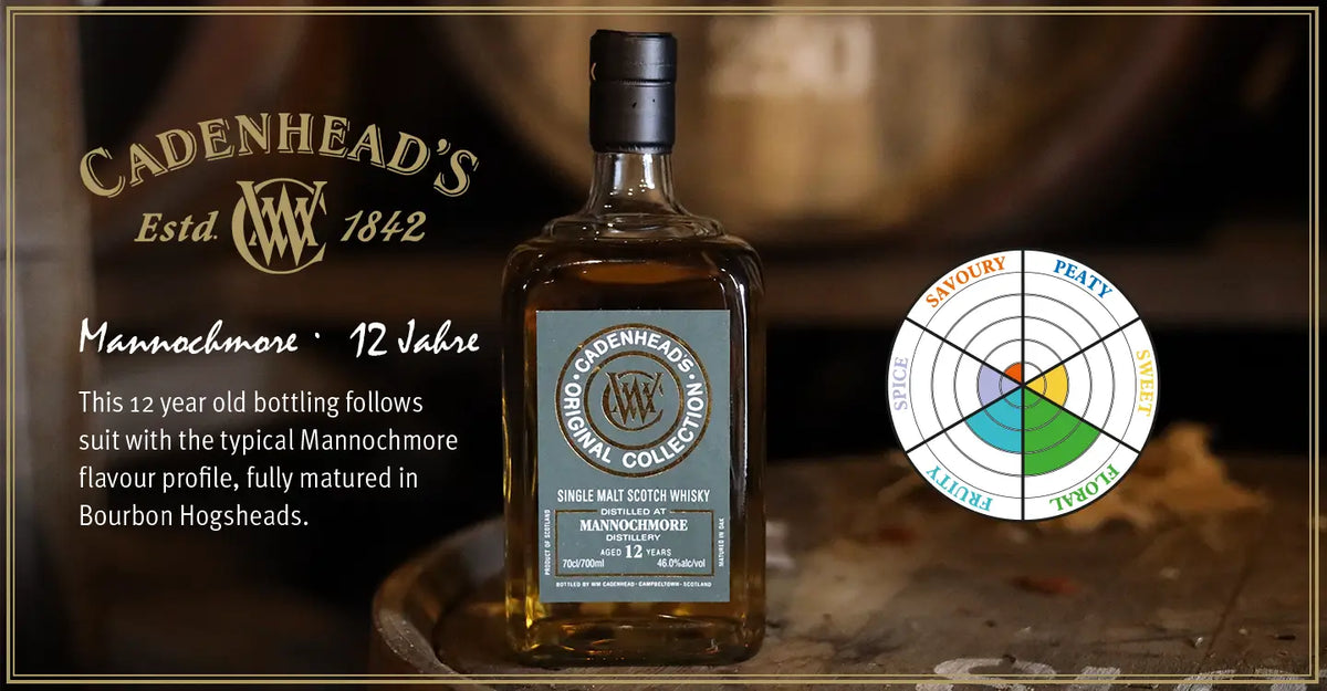 Mannochmore Cadenhead's Original Collection 12 Jahre Single Malt Whisky