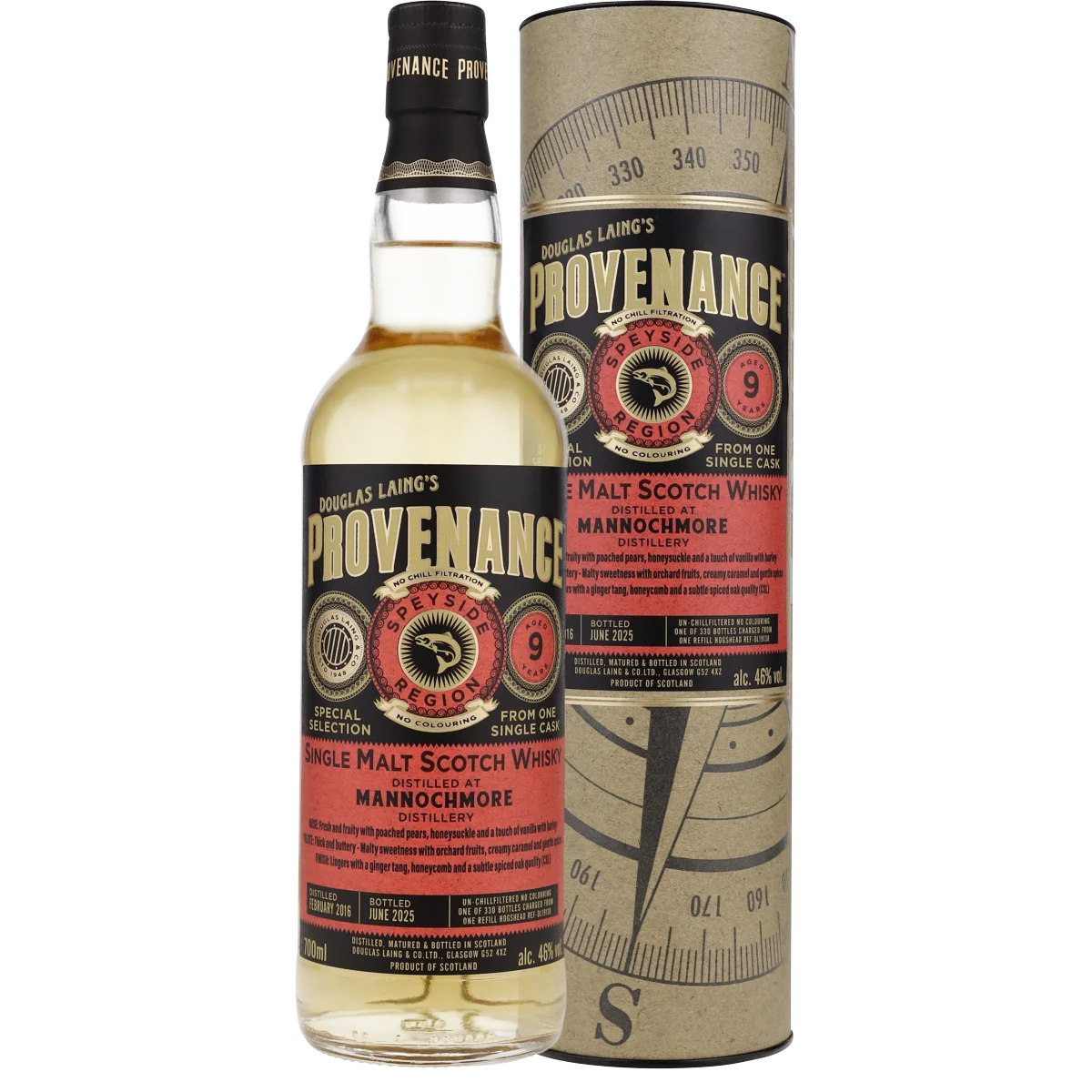 Mannochmore Provenance 9 Jahre 2016/2025 Speyside Whisky von Douglas Laing