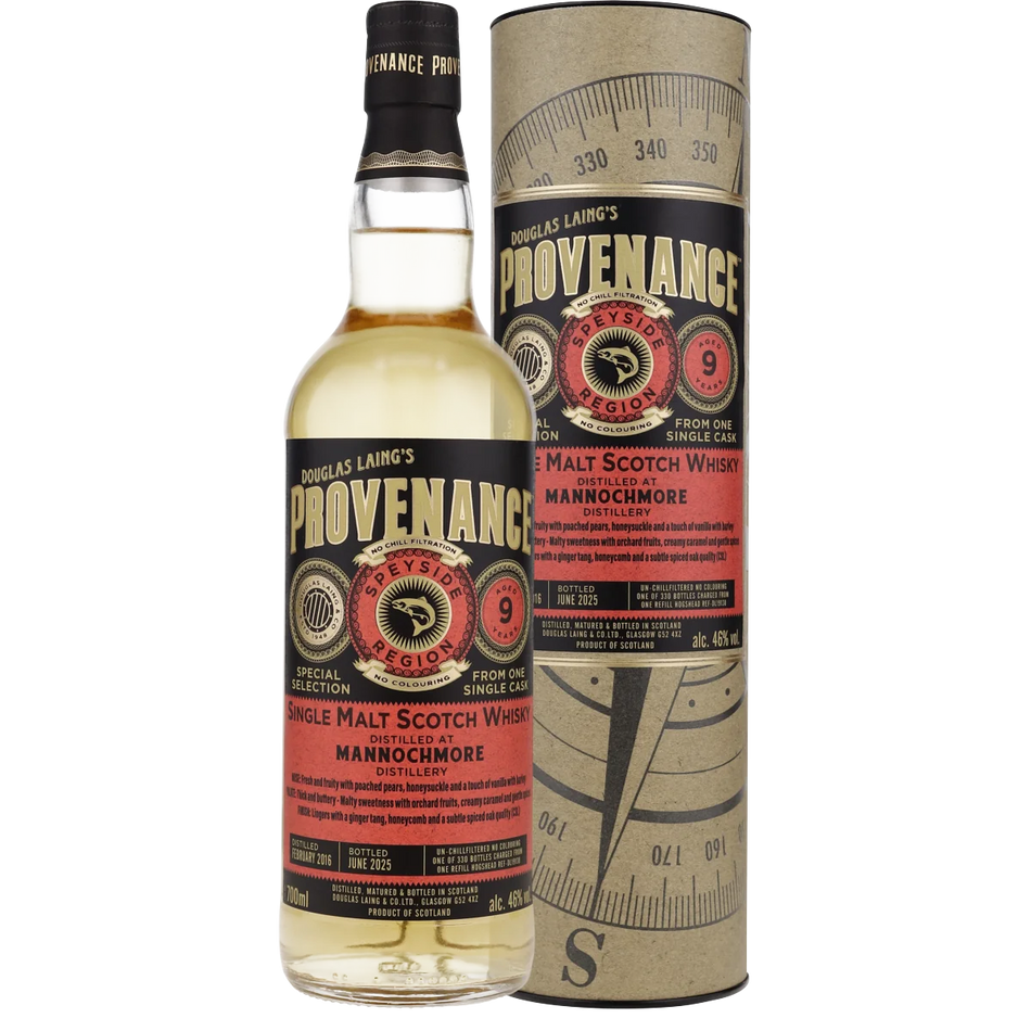 Mannochmore Provenance 9 Jahre 2016/2025 Speyside Whisky von Douglas Laing