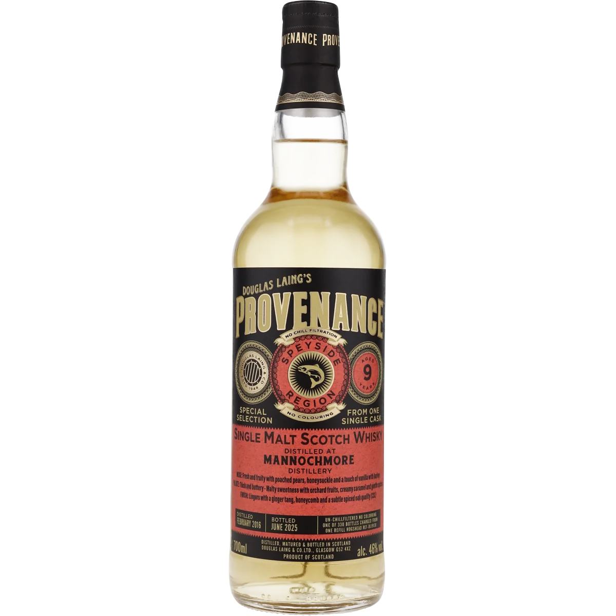 Mannochmore Provenance 9 Jahre 2016/2025 Speyside Whisky von Douglas Laing