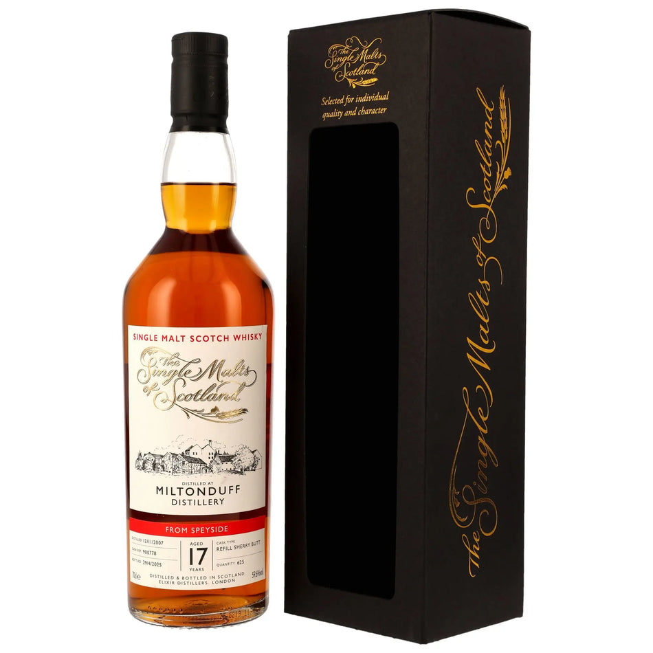 Vorderseite der Flasche und Verpackung vom Blair Athol The Single Malts of Scotland 18 Jahre 2006/2025 Single Malt Scotch Whisky