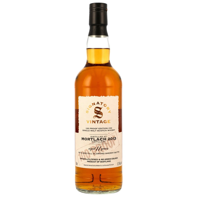 Mortlach 100 Proof Edition #34 11 Jahre 2013/2024 Speyside Single Malt Scotch Whisky