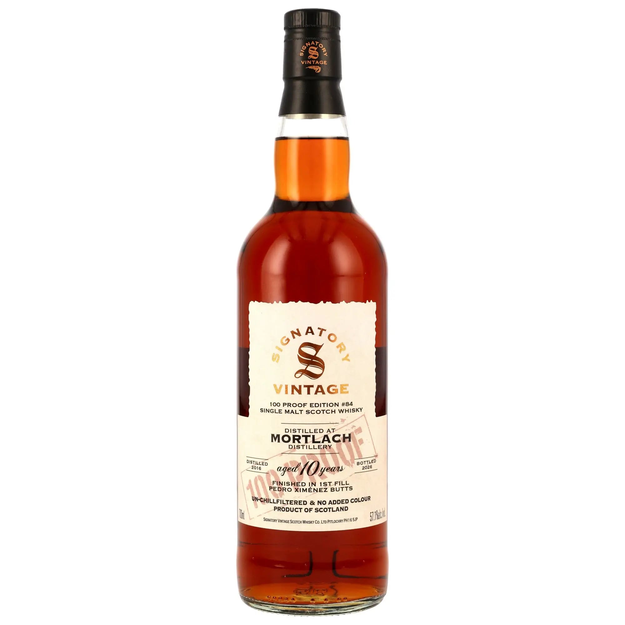 Mortlach 100 Proof Edition #84 10 Jahre 2016/2026 Single Malt Whisky