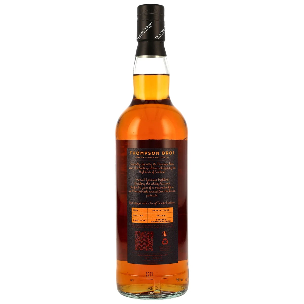 Highland Single Malt Whisky Moscatel Casks Finish 16 Jahre vom unabhängigen Abfüller Thompson Bros.