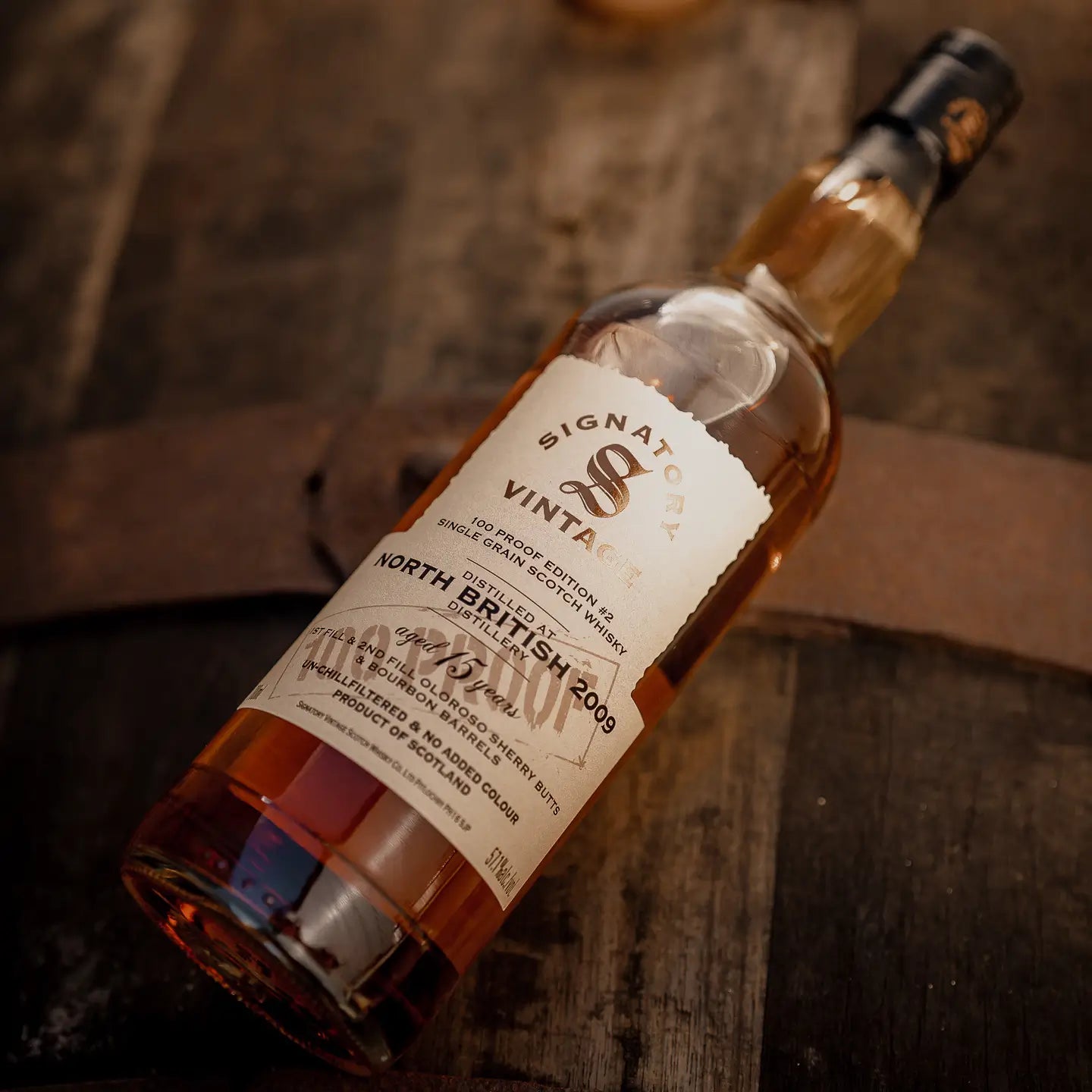 North British 100 Proof Edition #2 15 Jahre 2009/2025 Lowland Single Grain Scotch Whisky