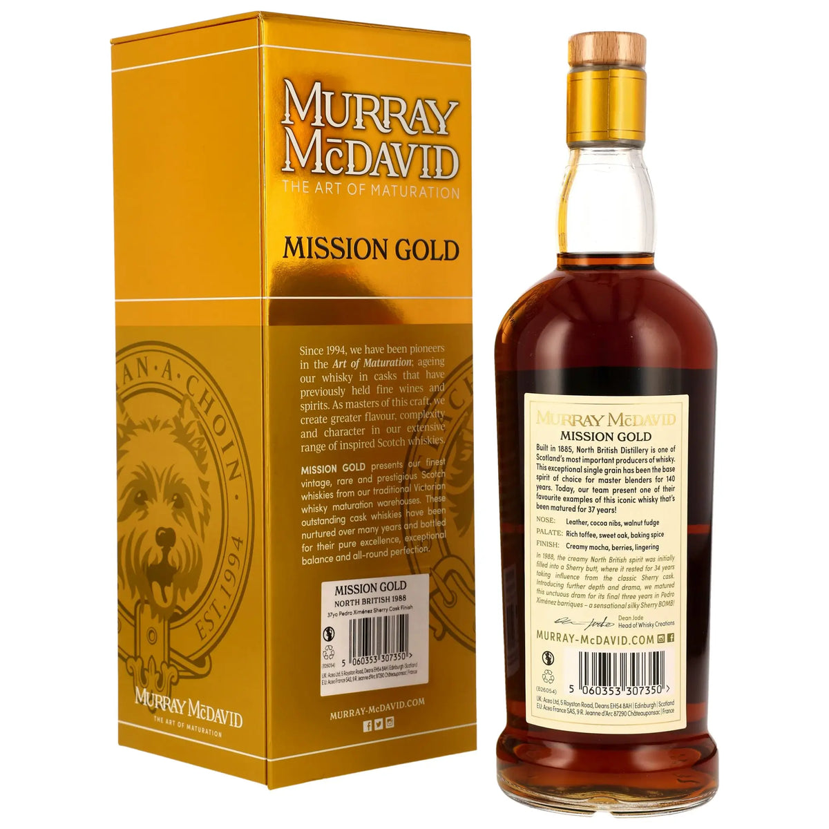 North British Mission Gold 37 Jahre 1988/2026 Lowland Whisky