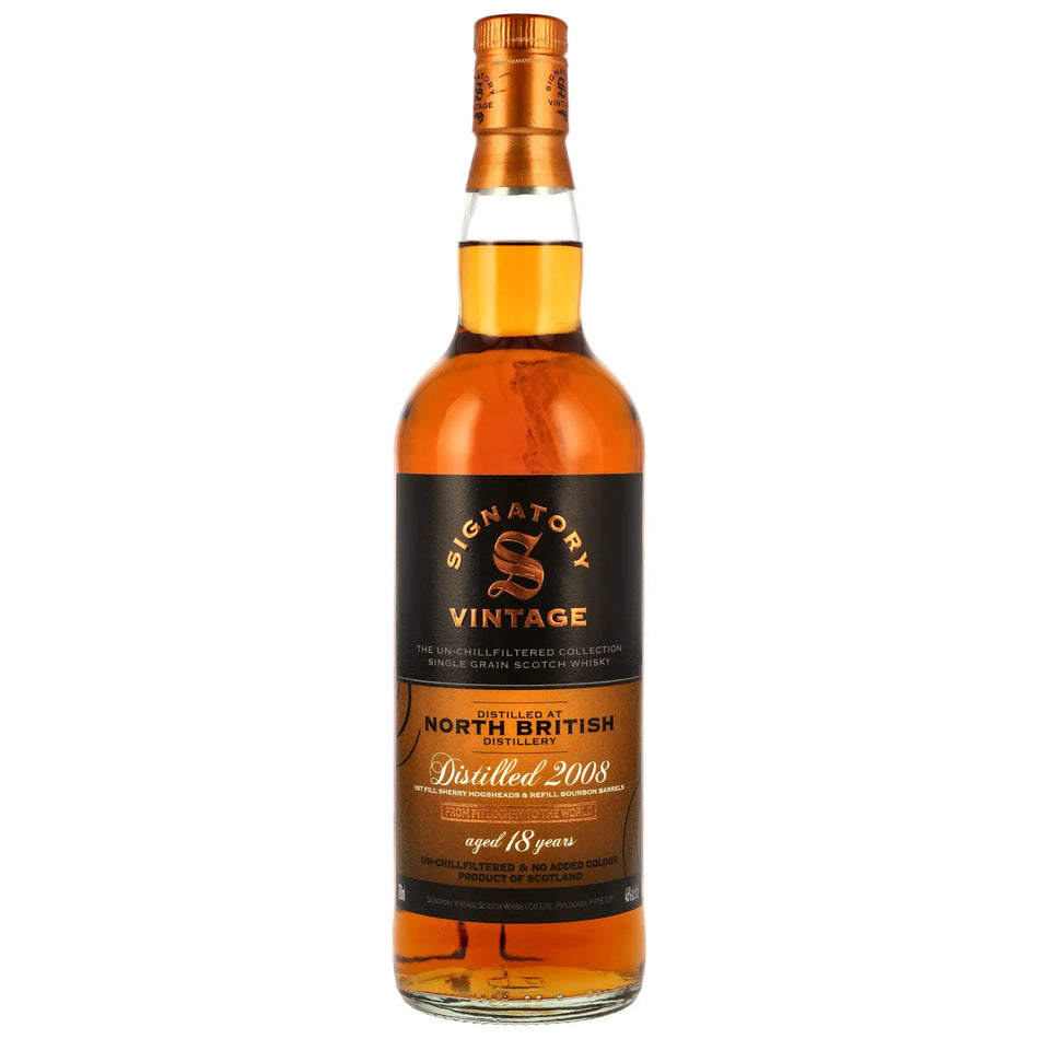 North British Un-Chillfiltered 18 Jahre 2008/2026 Whisky von Signatory Vintage