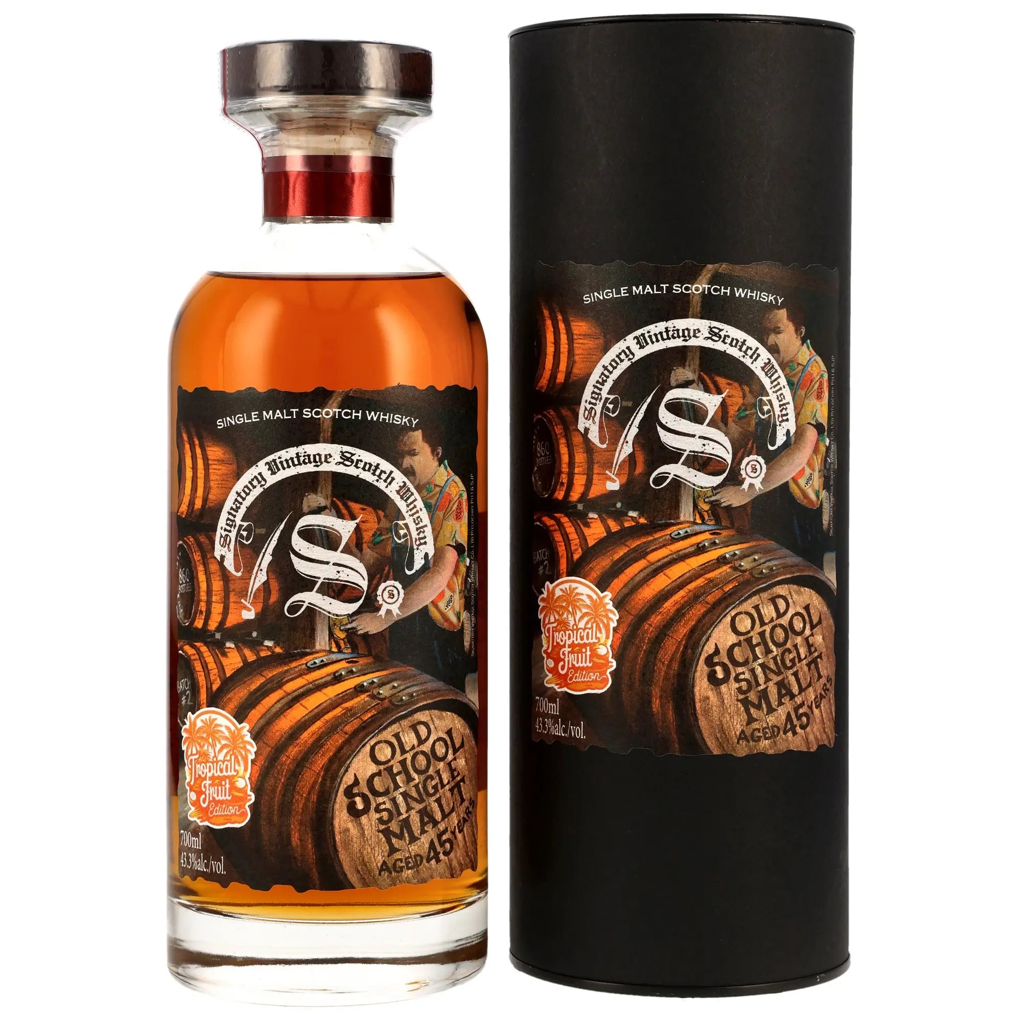 Old School Single Malt 45 Jahre Tropical Fruit Edition Single Malt Scotch Whisky