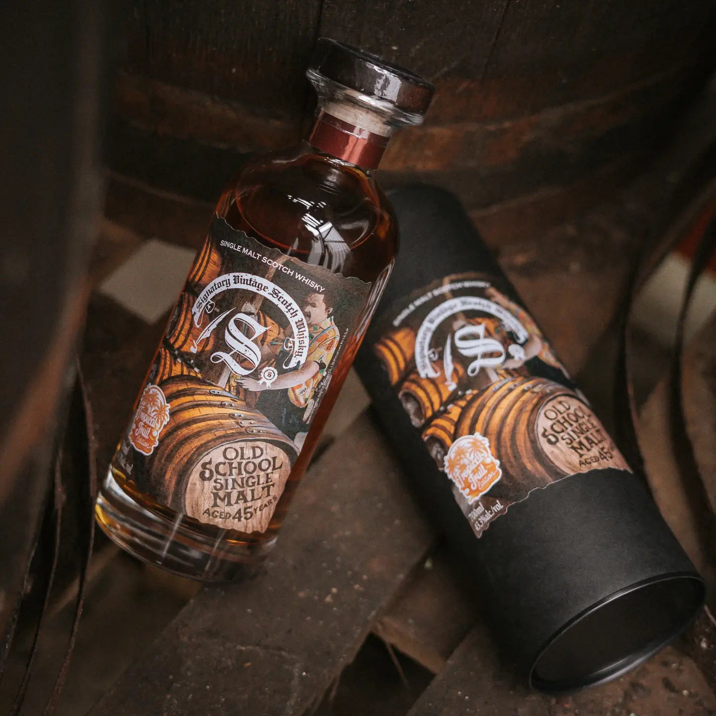 Old School Single Malt 45 Jahre Tropical Fruit Edition Single Malt Scotch Whisky