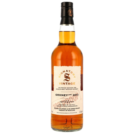 Vorderseite der Single Malt Whiskyflasche Orkney (HP) 100 Proof Edition #58 14 Jahre 2011/2025