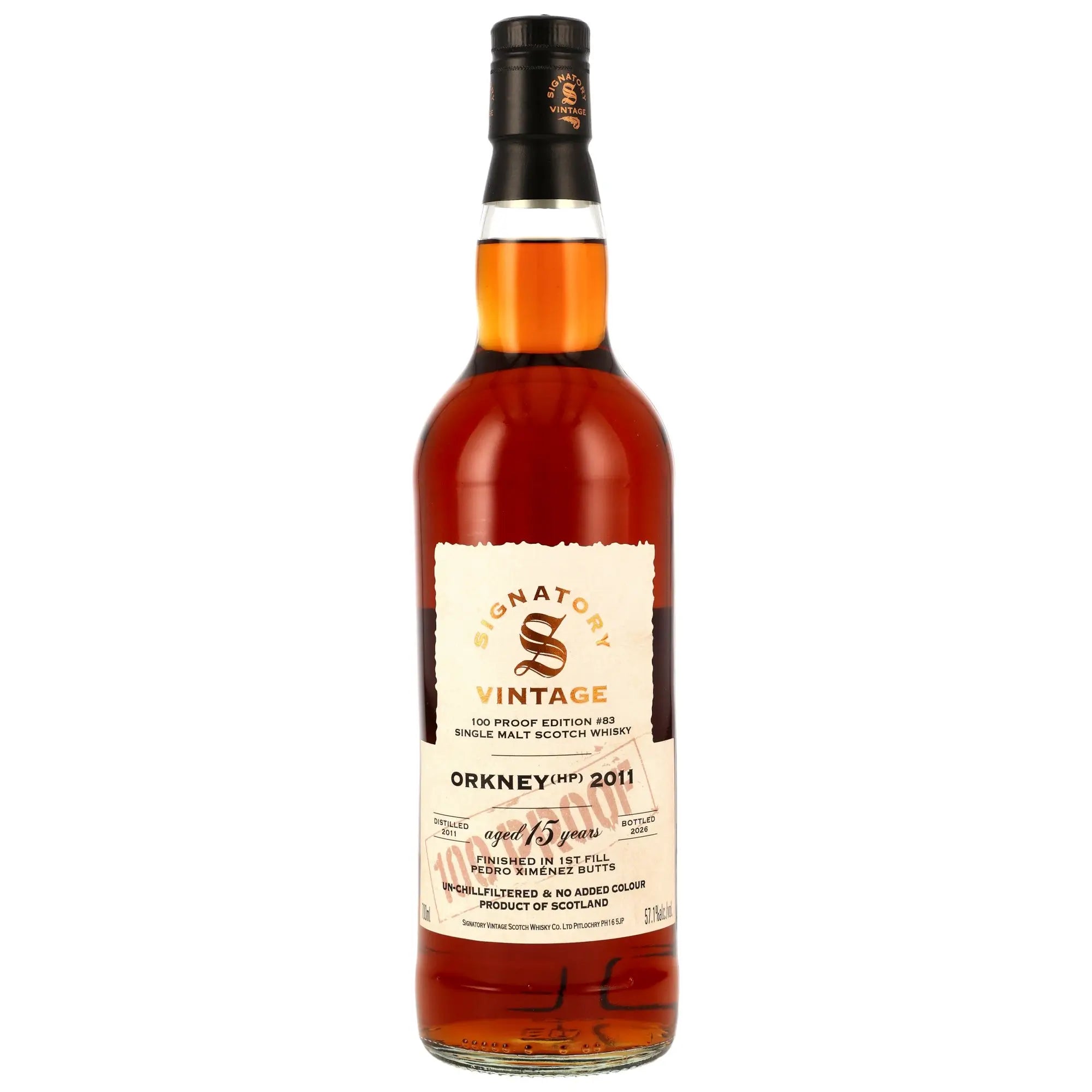 Orkney (HP) 100 Proof Edition #83 15 Jahre 2011/2026 Single Malt Whisky