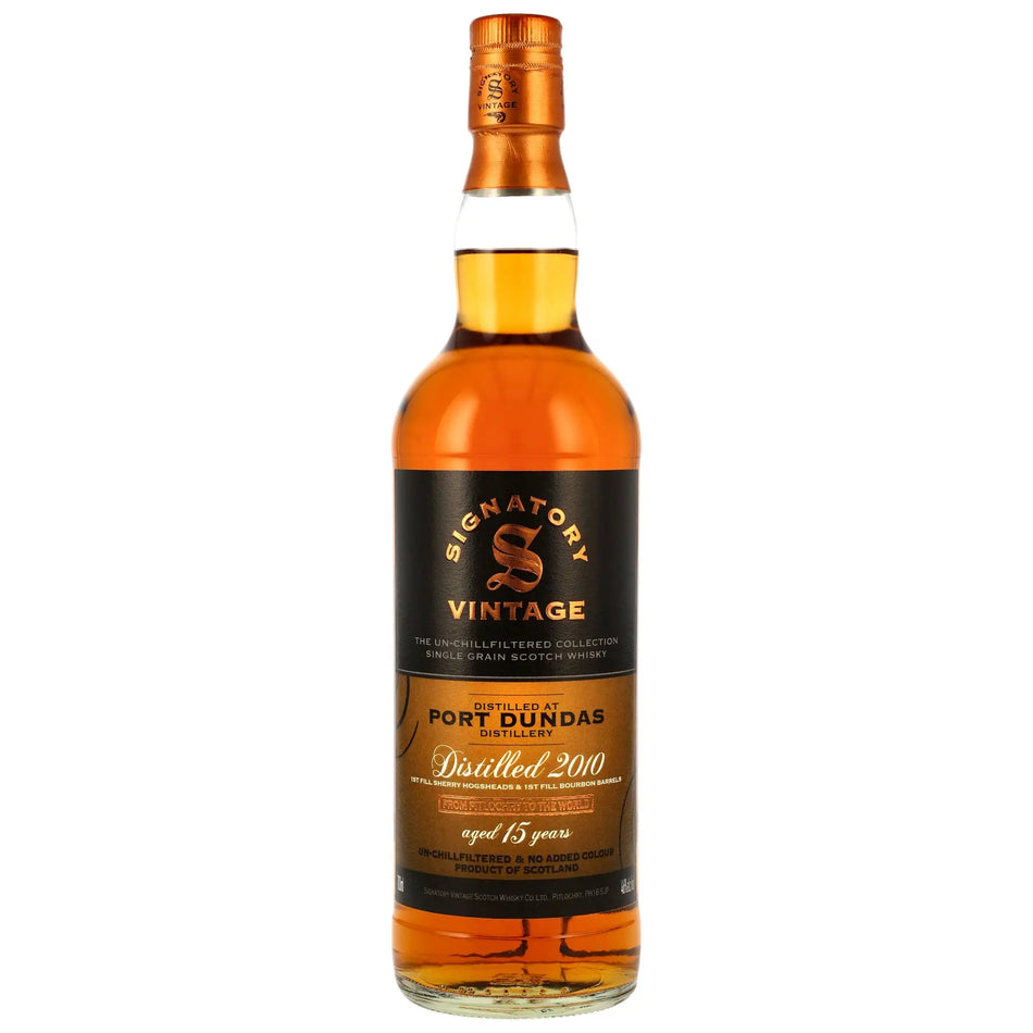Port Dundas Un-Chillfiltered 15 Jahre 2010/2026 Lowland Single Grain Scotch Whisky