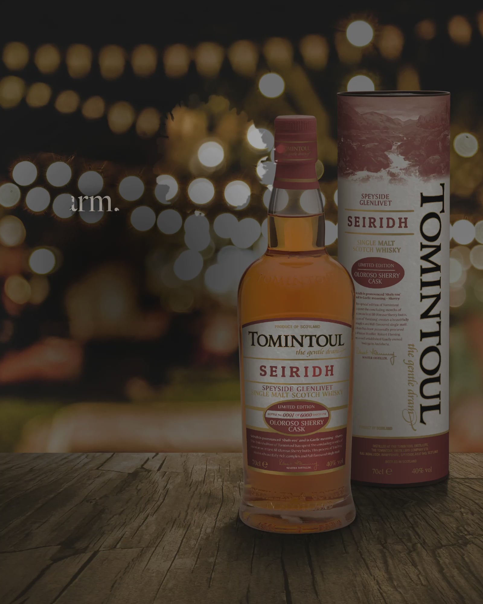 Tomintoul Seiridh Oloroso Sherry Cask Whisky