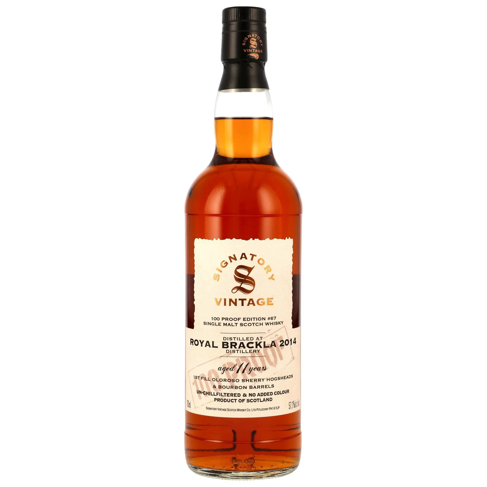 Royal Brackla 100 Proof Edition #67 11 Jahre 2014/2025 Single Malt Whisky