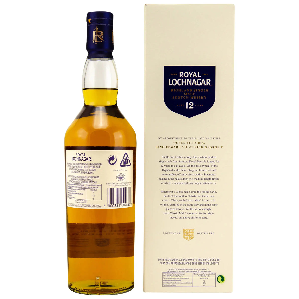 Royal Lochnagar 12 Jahre Highland Single Malt Scotch Whisky