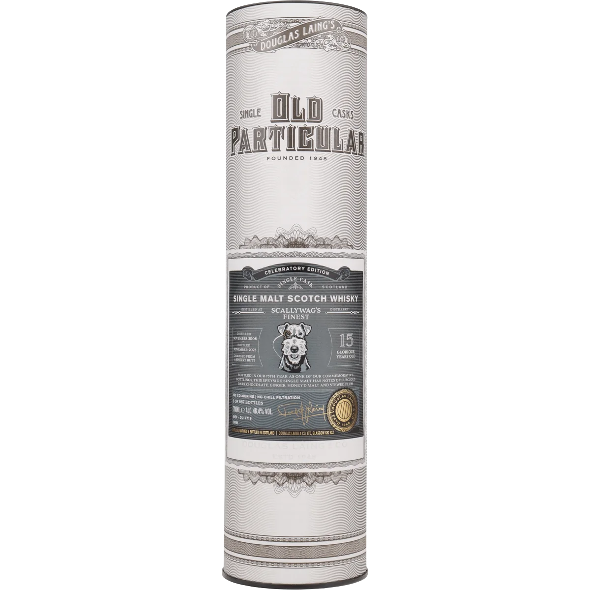 Scallywags Finest Old Particular Celebratory Edition 15 Jahre 2008/2023 Speyside Whisky von Douglas Laing