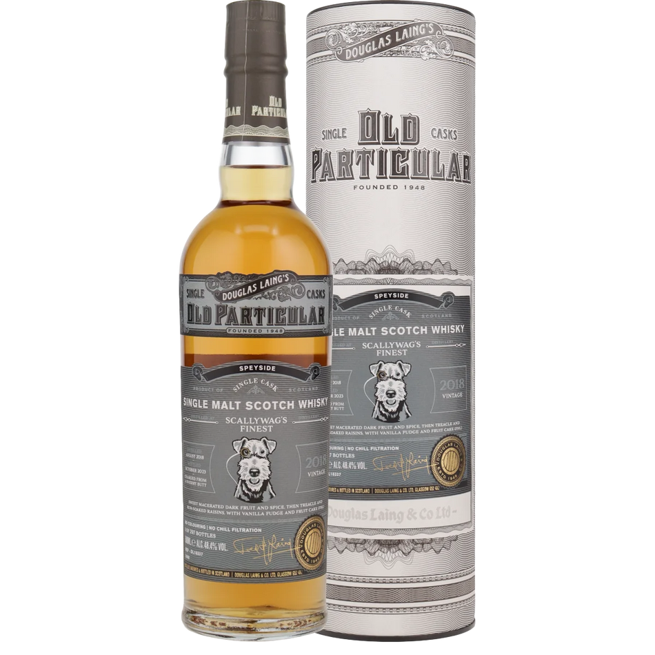 Scallywags Finest Old Particular 2018/2023 Lowland Whisky on Douglas Laing