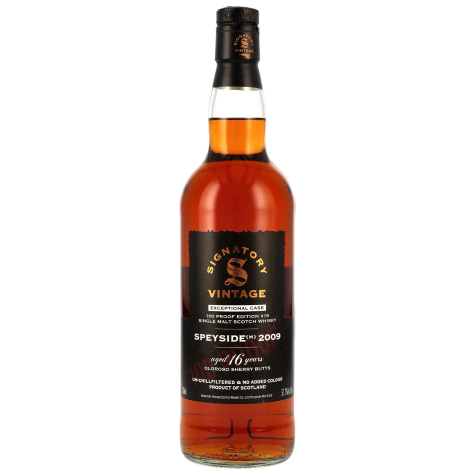 Speyside (M) 100 Proof Exceptional Cask Edition #15 16 Jahre 2009/2025 Single Malt Whisky