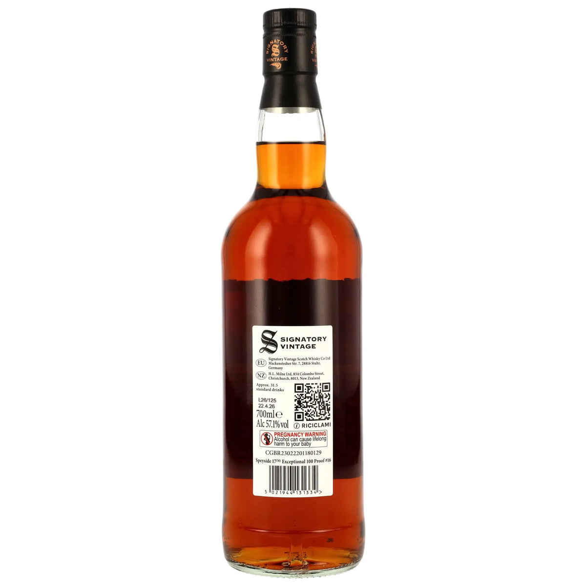 Speyside 17 (M) 100 Proof Exceptional Cask Edition #16 17 Jahre 2008/2026 Single Malt Whisky