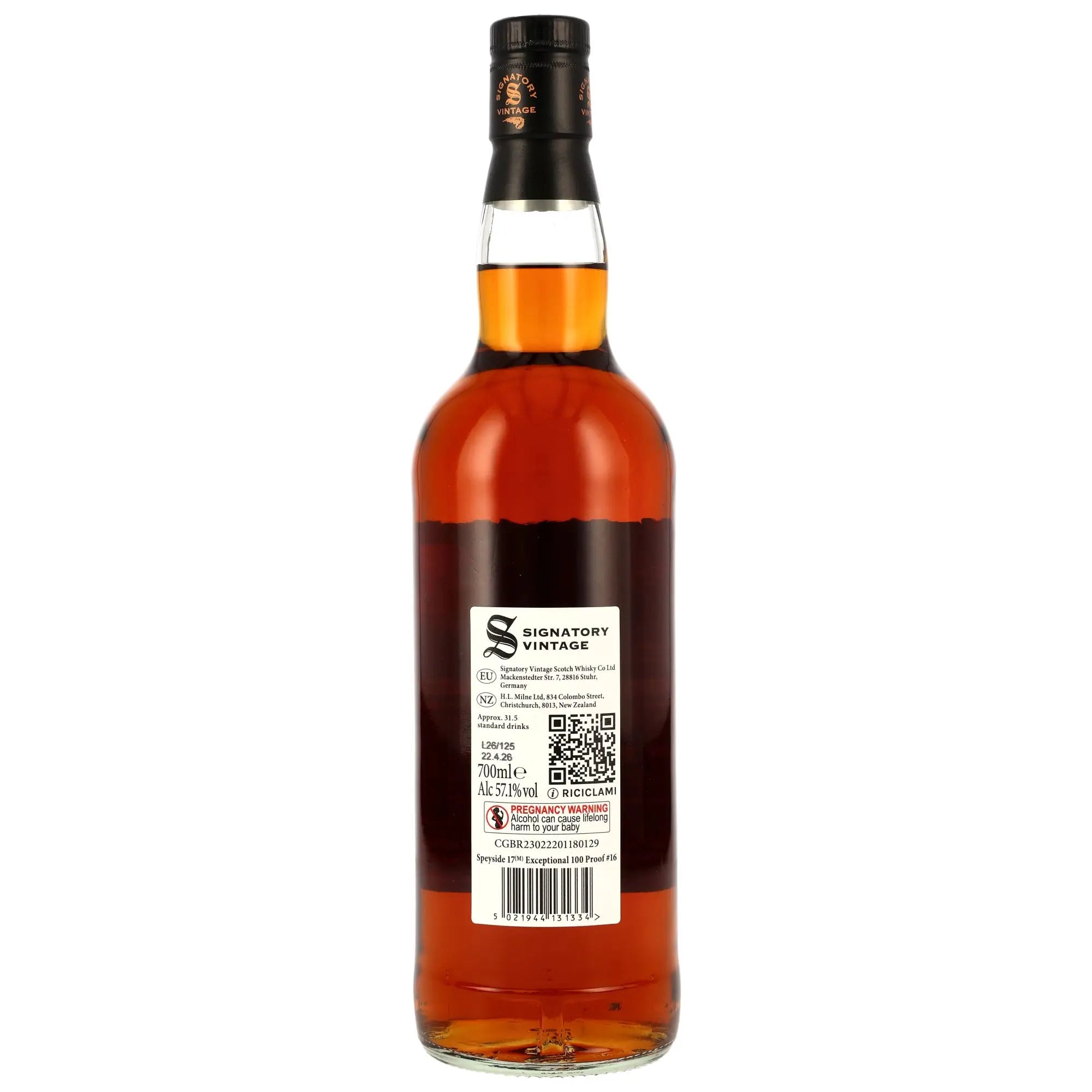 Speyside 17 (M) 100 Proof Exceptional Cask Edition #16 17 Jahre 2008/2026 Single Malt Whisky