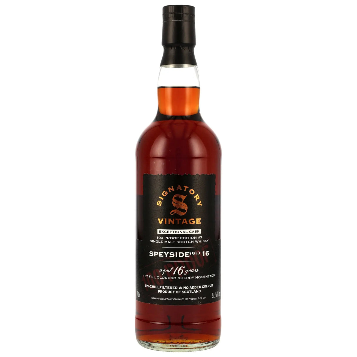 Speyside (GL) 100 Proof Exceptional Cask Edition #7 16 Jahre Speyside Single Malt Scotch Whisky