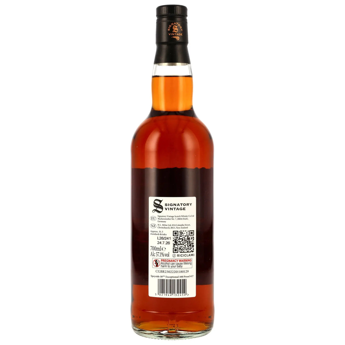 Speyside (M) 100 Proof Exceptional Cask Edition #17 18 Jahre 2008/2026 Single Malt Whisky