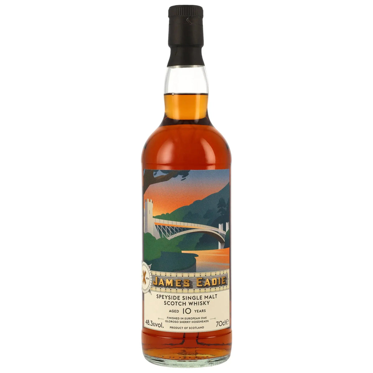 Speyside Single Malt (Dailuaine) James Eadie 10 Jahre Whisky
