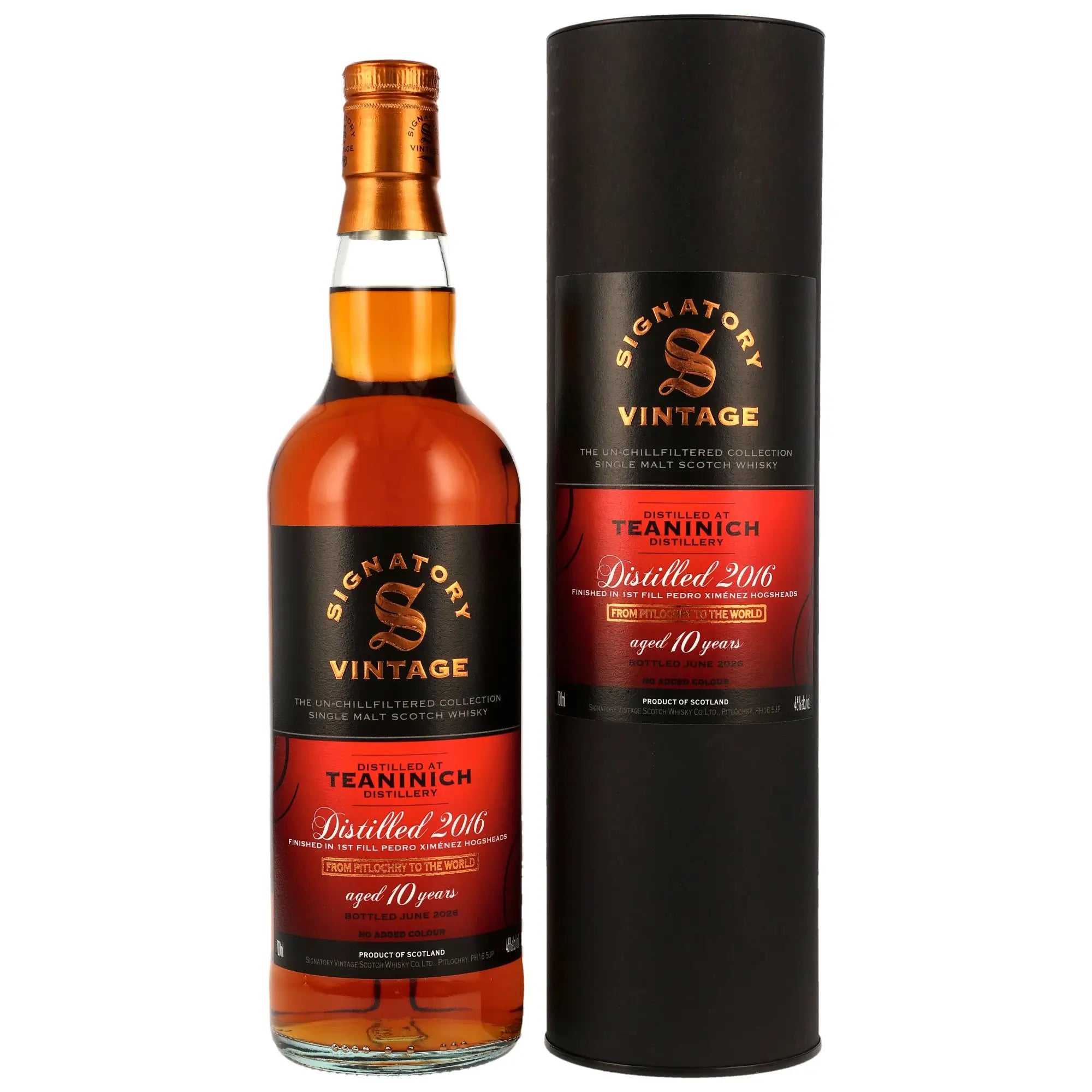 Teaninich Un-Chillfiltered 10 Jahre 2016/2026 Whisky von Signatory Vintage 