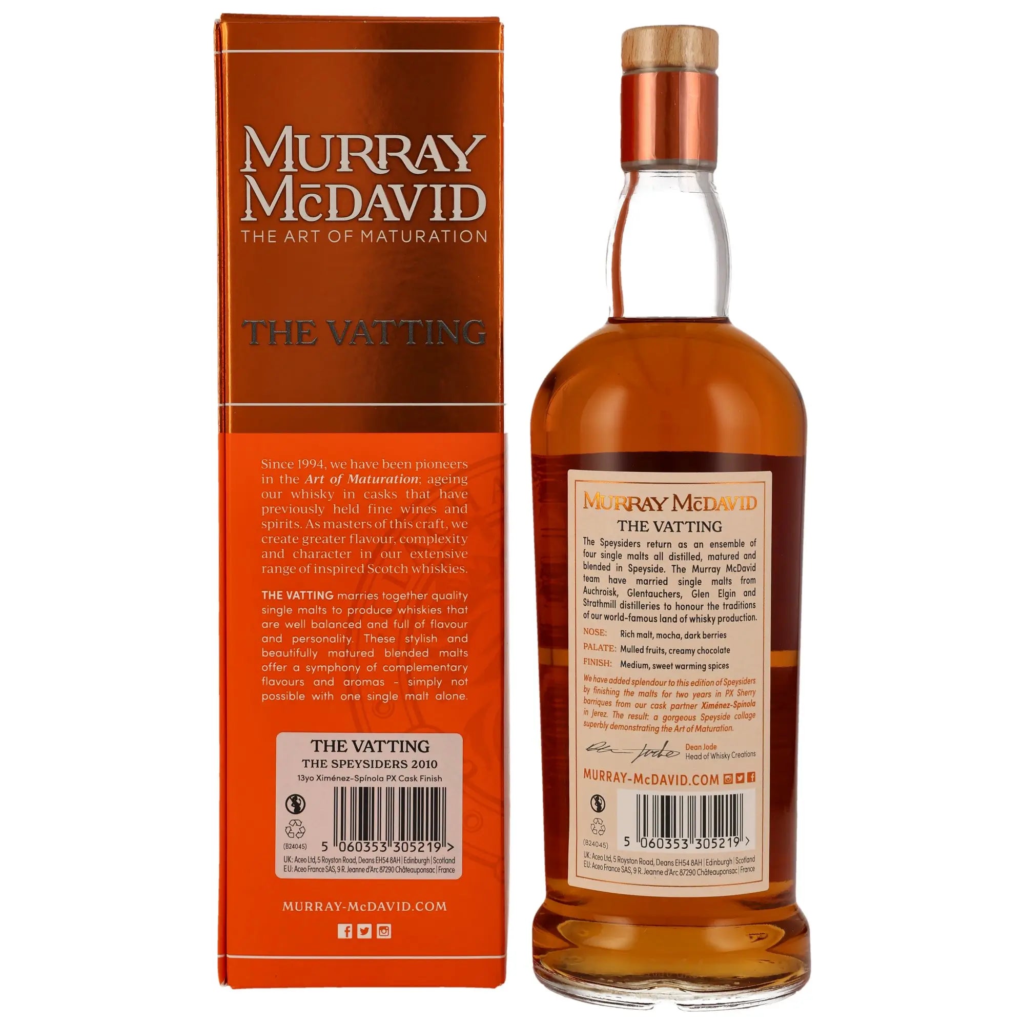 The Speysiders Murray McDavid 13 Jahre 2010/2024 Scotch Whisky