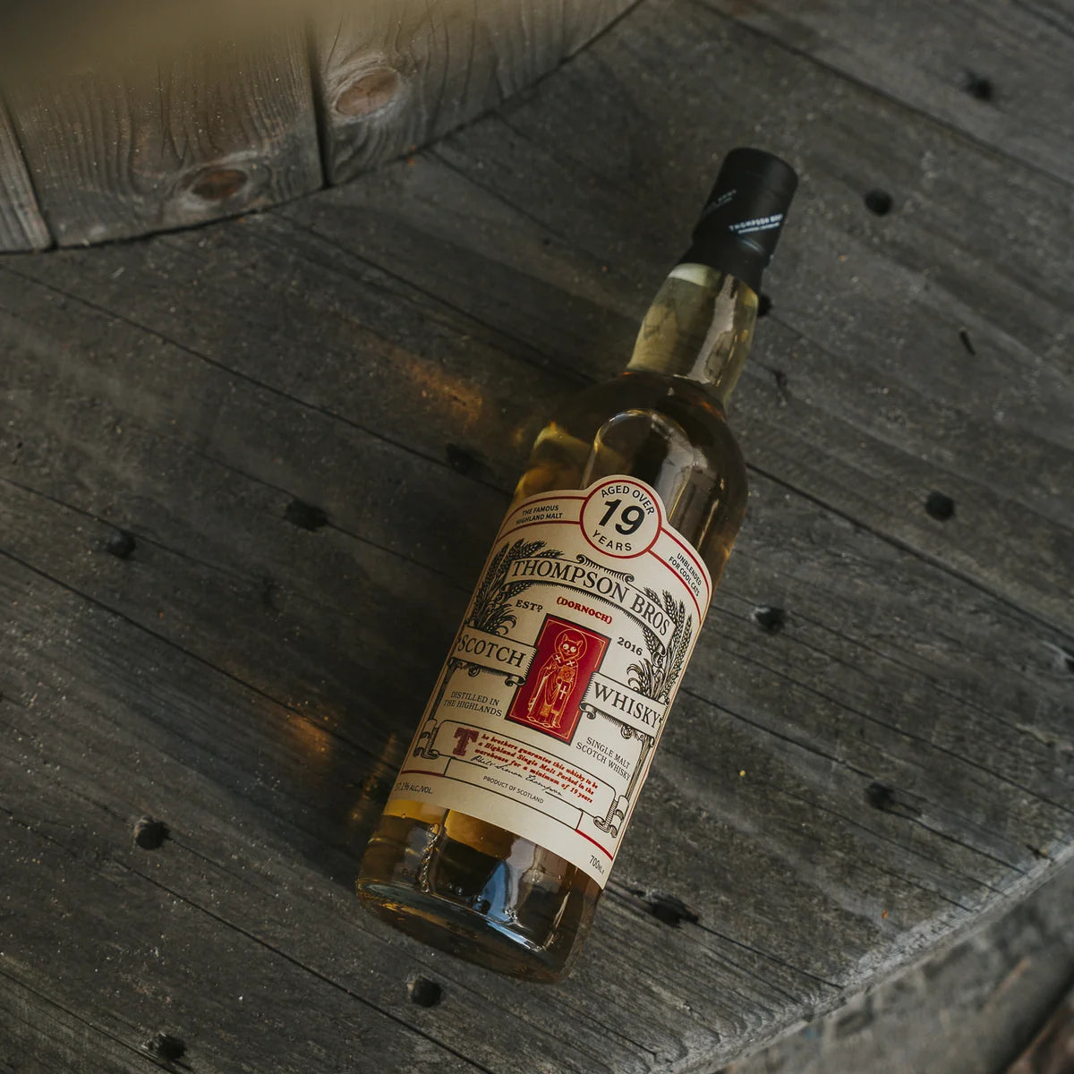Highland Single Malt Whisky (Peated) 19 Jahre vom unabhängigen Abfüller Thompson Bros.