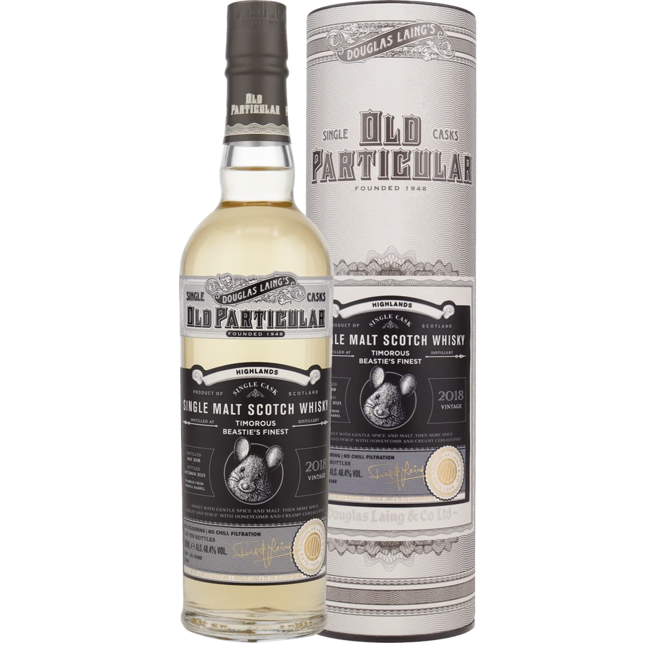 Timorous Beasties Finest 2018/2023 Highland Whisky von Douglas Laing