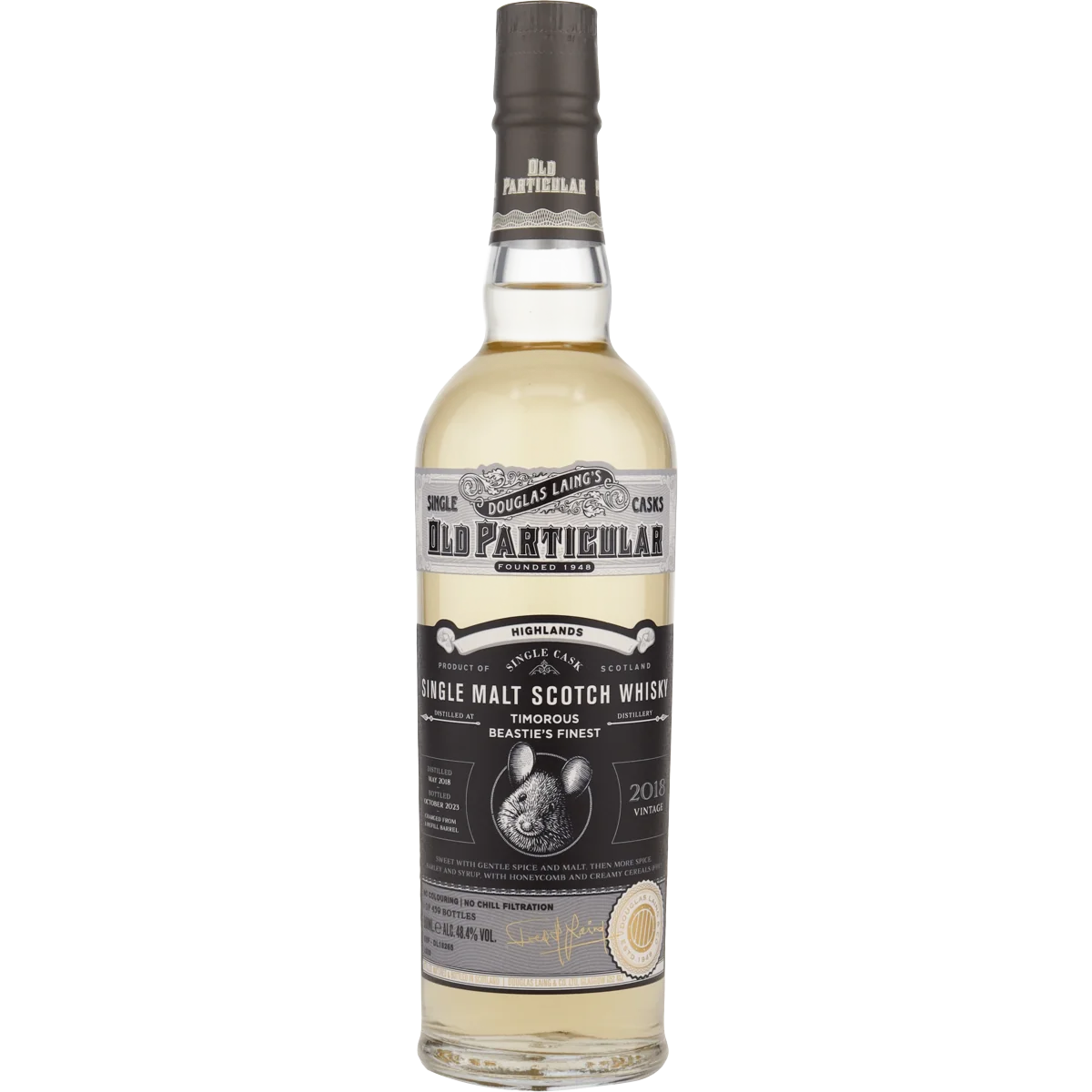 Timorous Beasties Finest 2018/2023 Highland Whisky von Douglas Laing