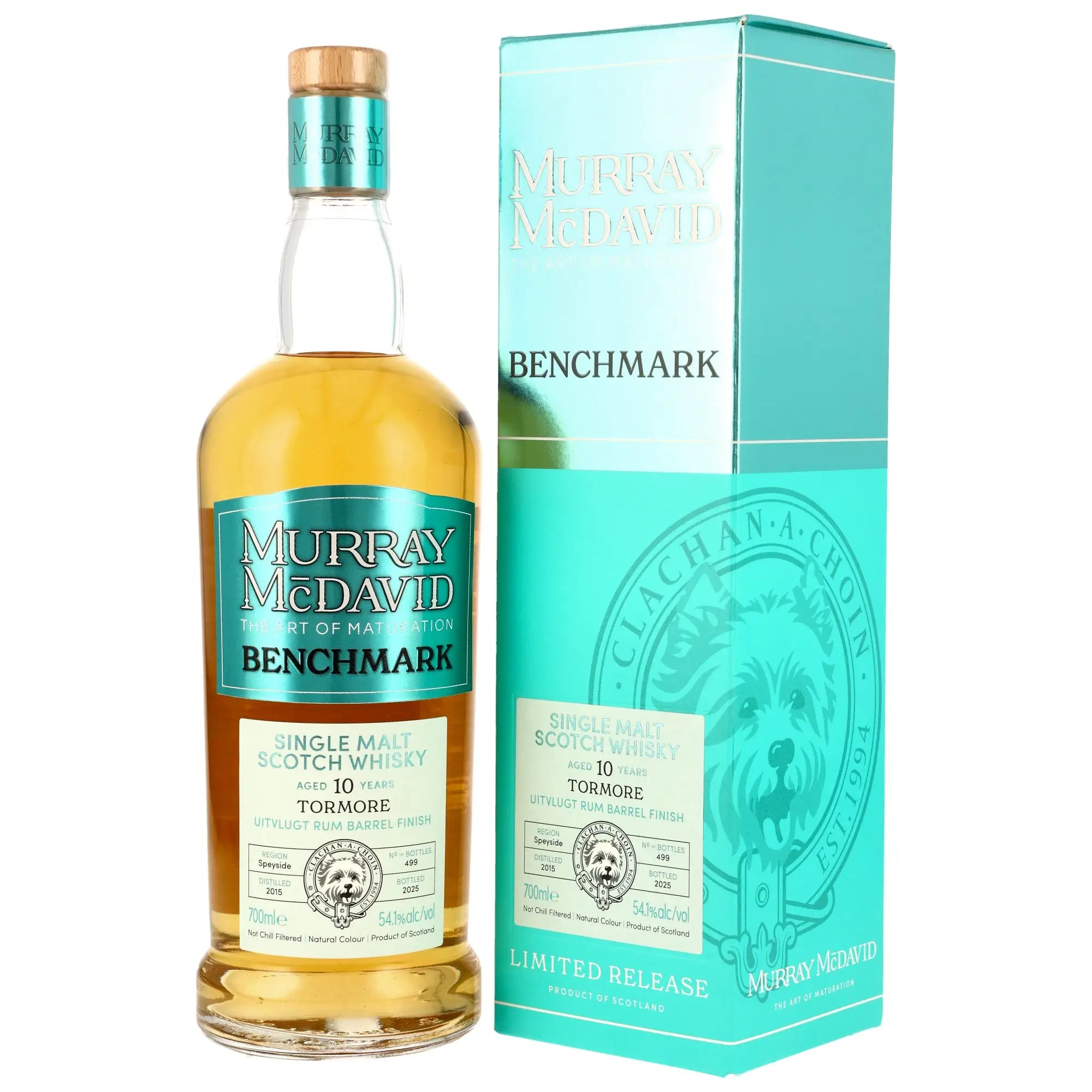 Tormore Benchmark Uitvlugt Rum Barrel 10 Jahre 2015/2025 Whisky von Murray McDavid