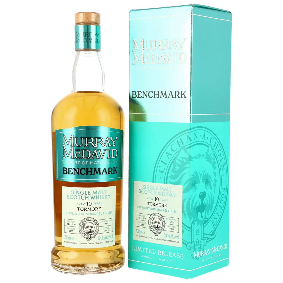 Tormore Benchmark Uitvlugt Rum Barrel 10 Jahre 2015/2025 Whisky von Murray McDavid