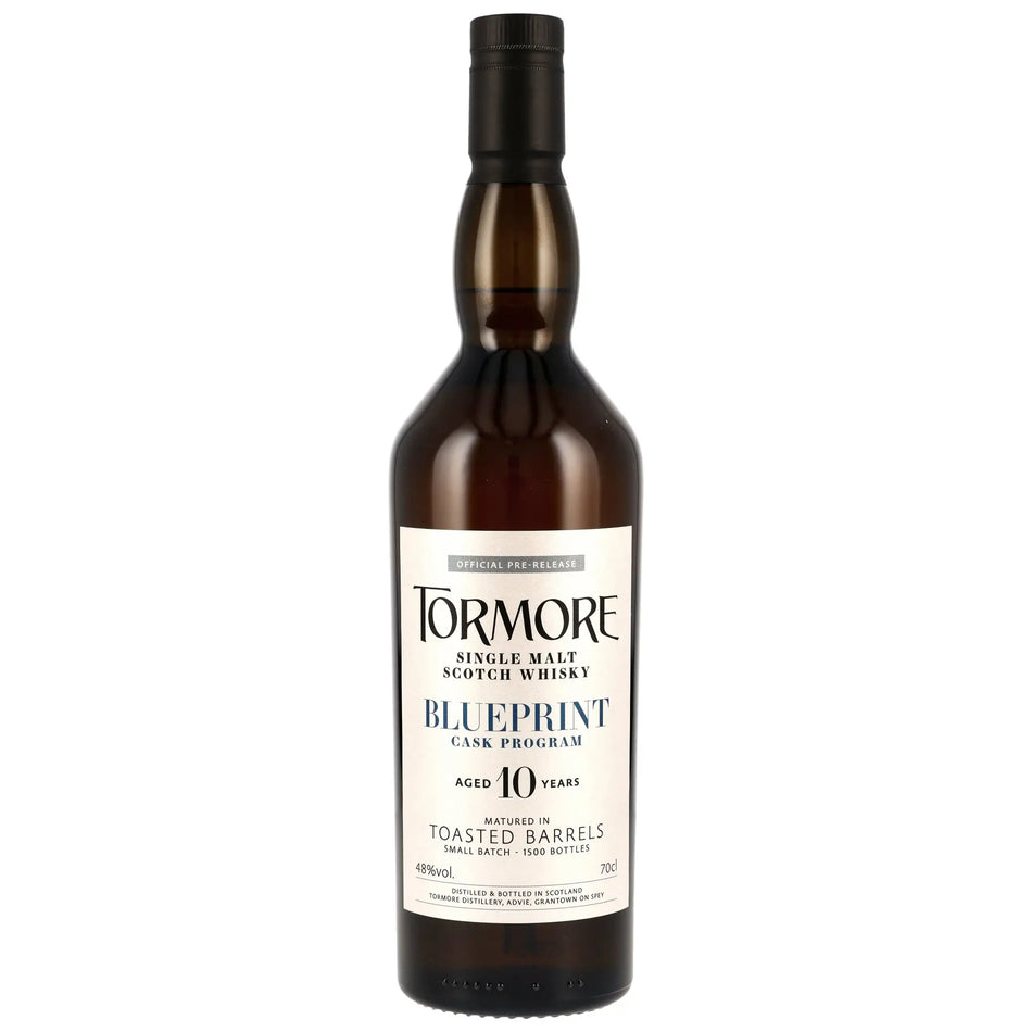 Tormore Single Malt Whisky Blueprint 10 Jahre, Scotch Whisky mit gereiften Toasted Barrels