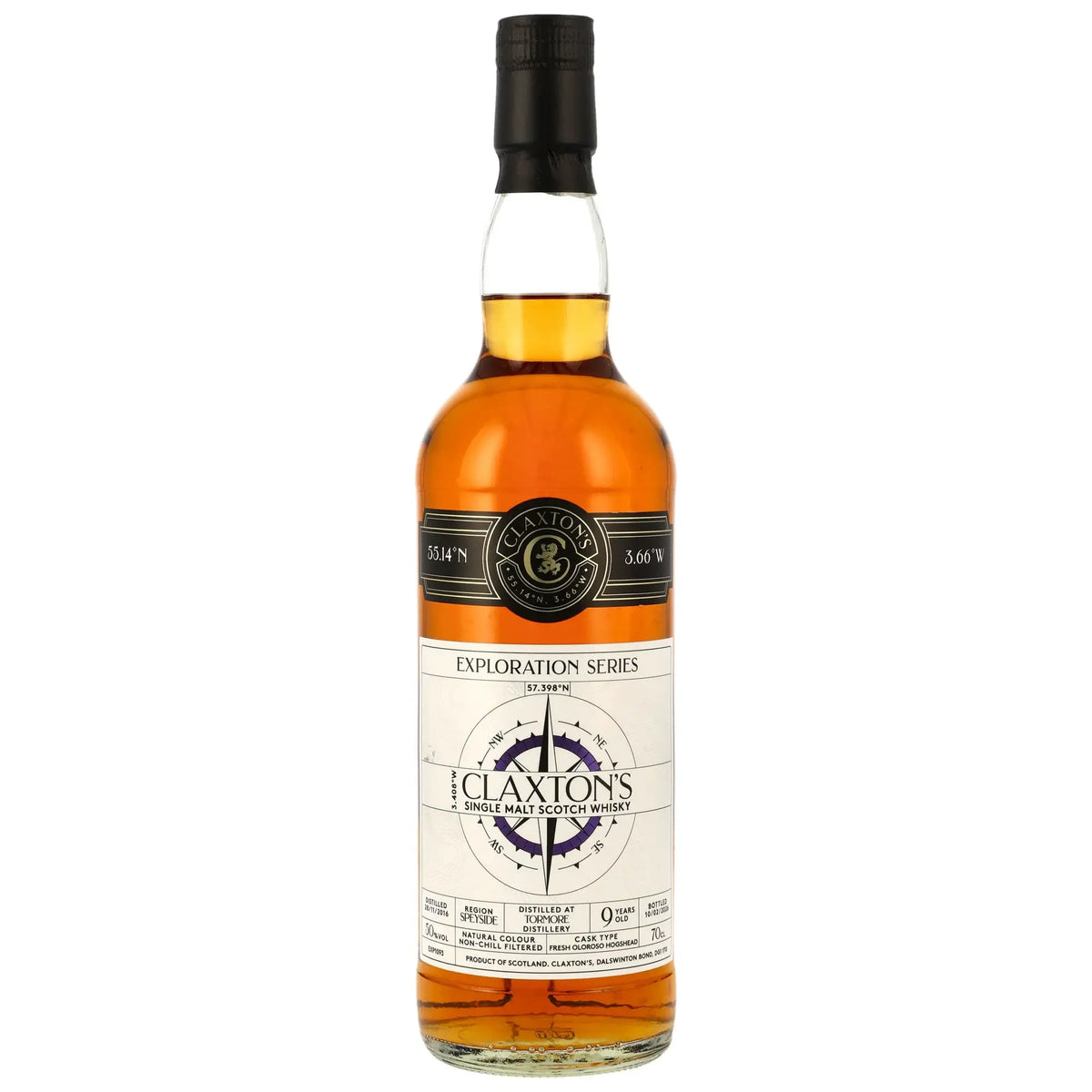 Tormore Exploration Series 9 Jahre 2016/2026 Single Malt Whisky von Claxton's