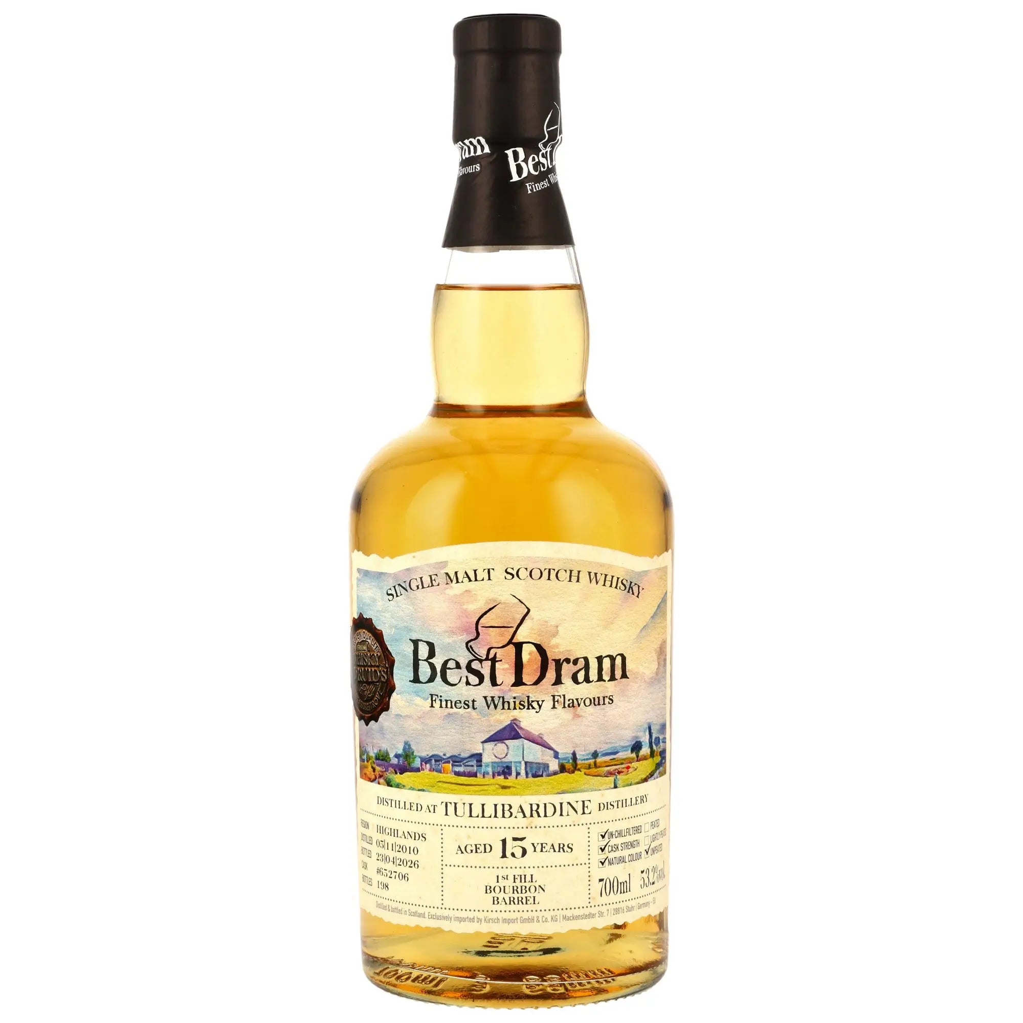 Tullibardine Best Dram 15 Jahre 2010/2026 Highland Whisky von Whisky Druid