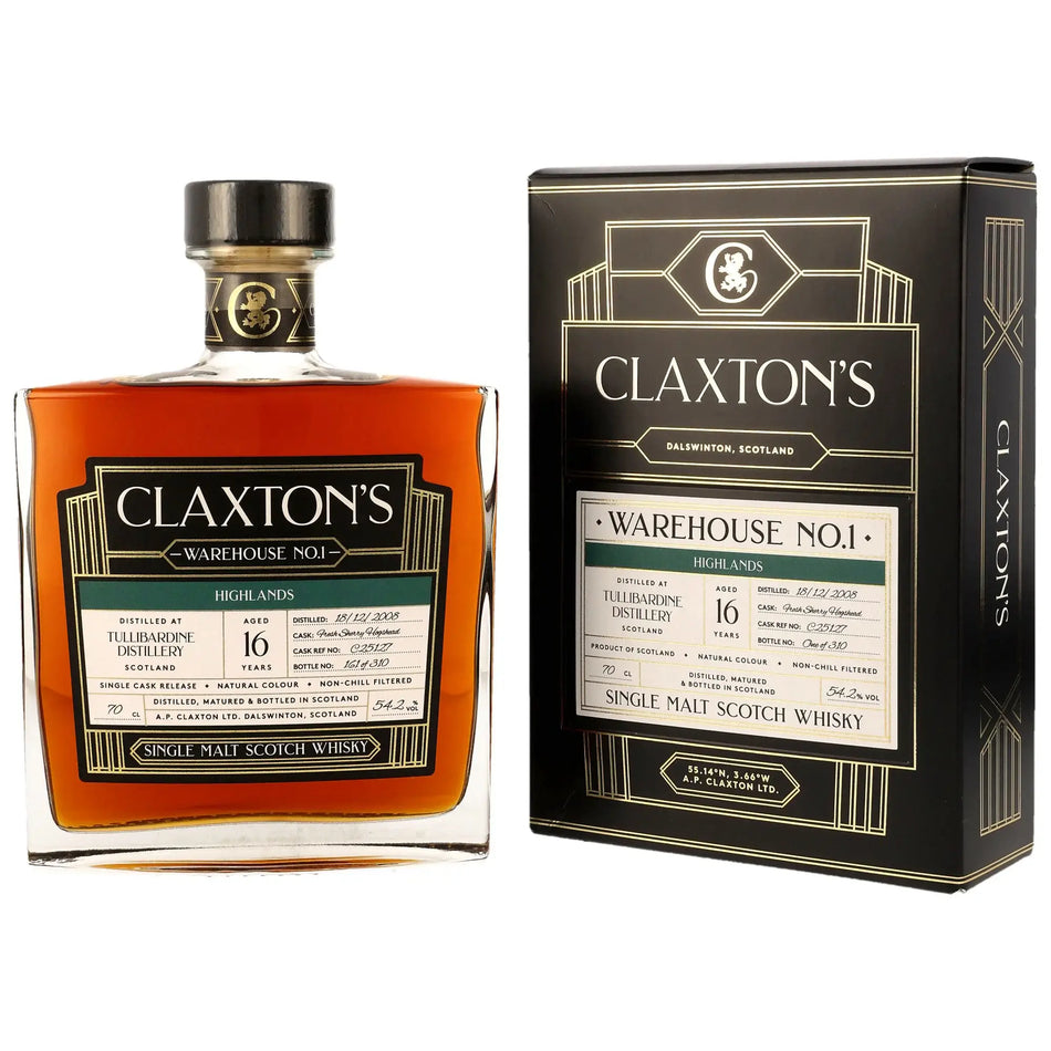 Tullibardine Warehouse No.1 16 Jahre 2008/2025 Claxtons Single Malt Whisky