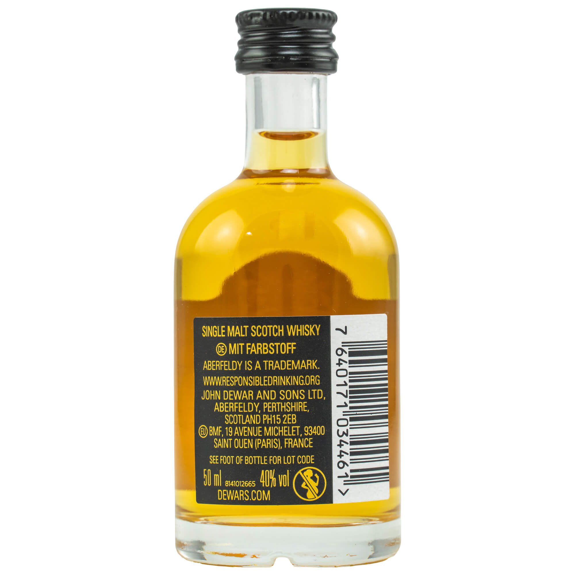 Aberfeldy 12 Jahre Miniatur Whisky