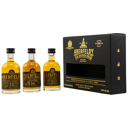 Aberfeldy Miniatursortiment Highland Single Malt Scotch Whisky