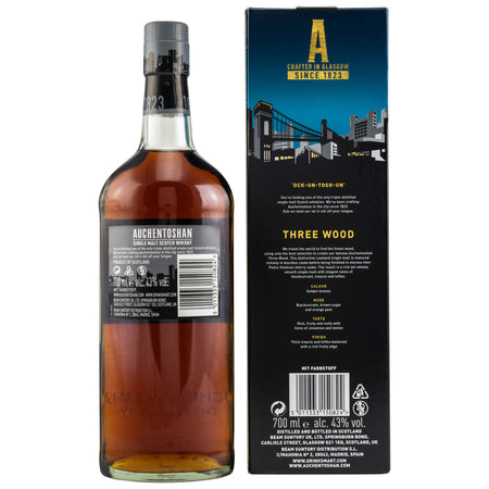 Auchentoshan Three Wood Lowland Single Malt Scotch Whisky