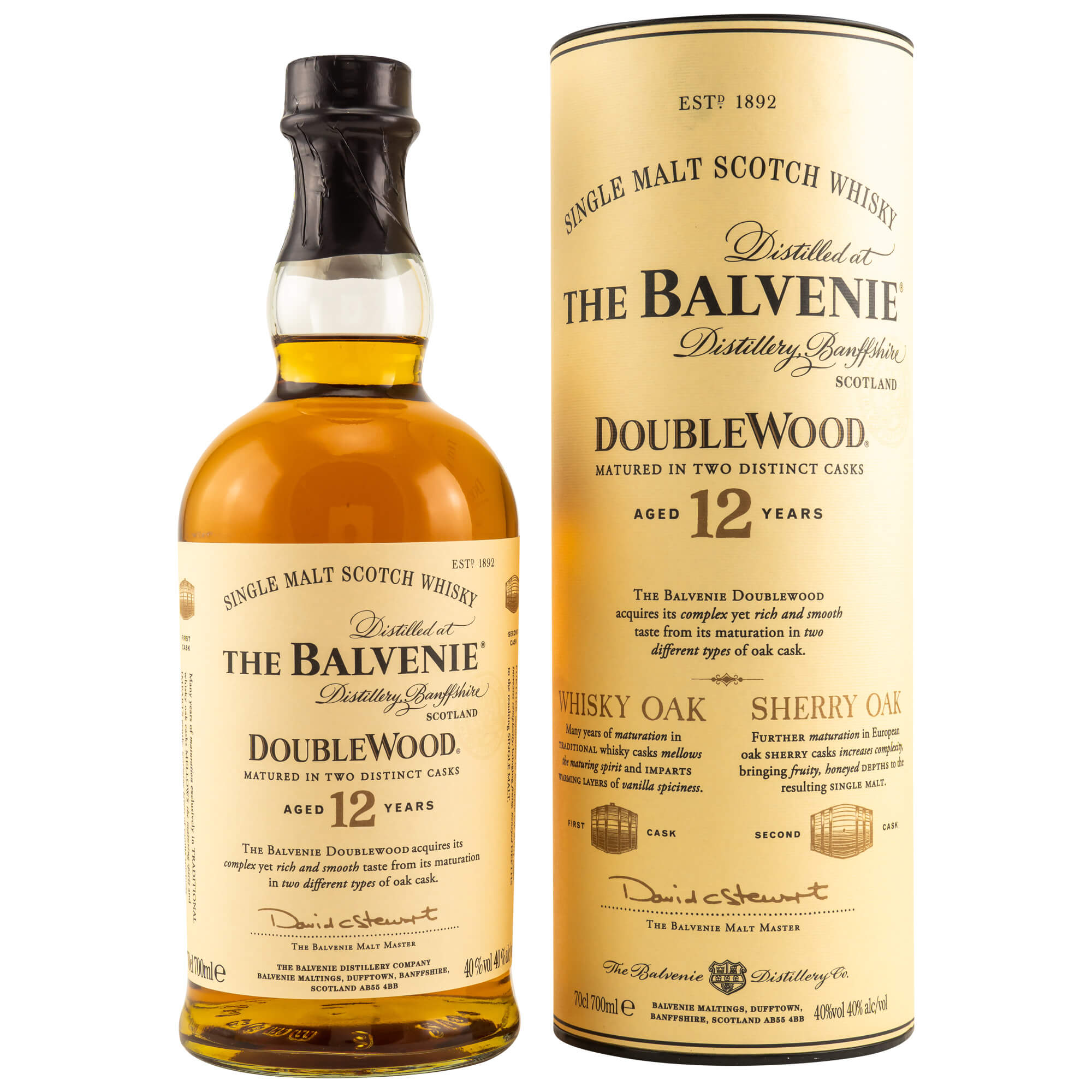 Balvenie Double Wood 12 Jahre Speyside Single Malt Scotch Whisky