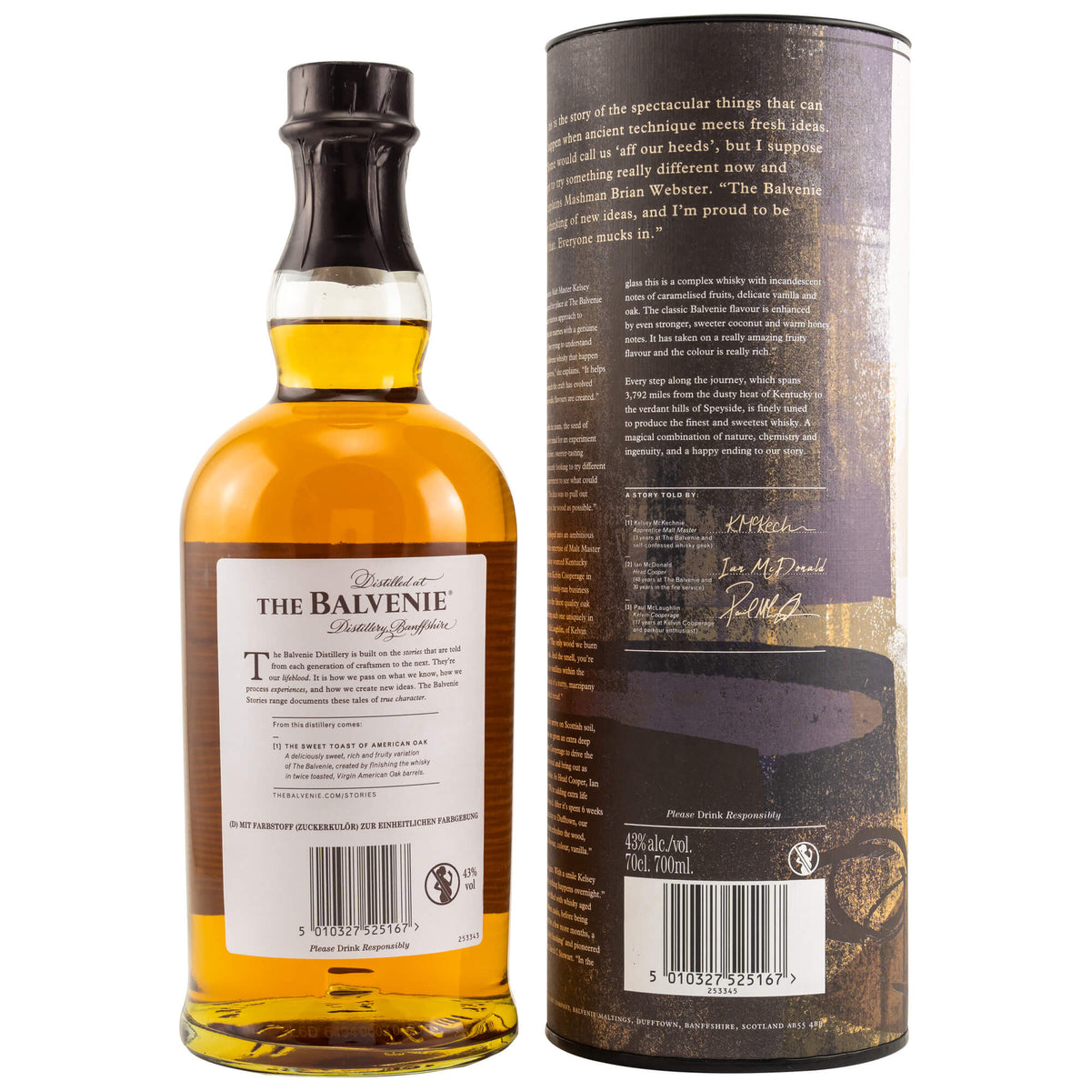 Balvenie 12 Jahre - The Sweet Toast of American Oak Speyside Single Malt Scotch Whisky