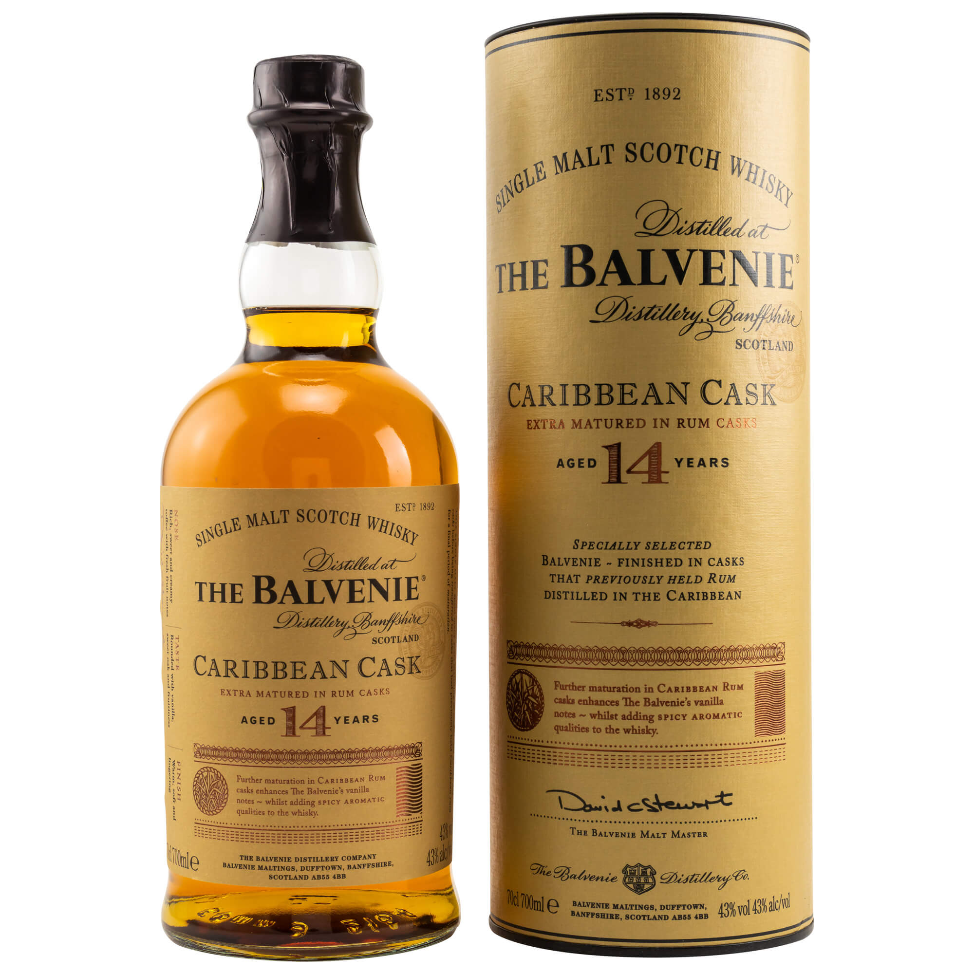 Balvenie Caribbean Cask 14 Jahre Single Malt Scotch Whisky
