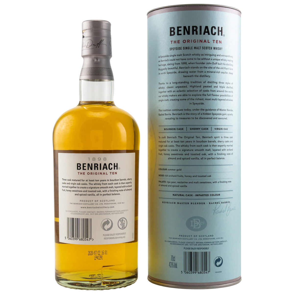 Benriach 10 Jahre The Original Ten Speyside Single Malt Scotch Whisky