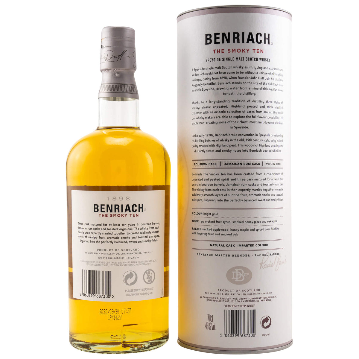 Benriach 10 Jahre The Smoky Ten Speyside Single Malt Scotch Whisky