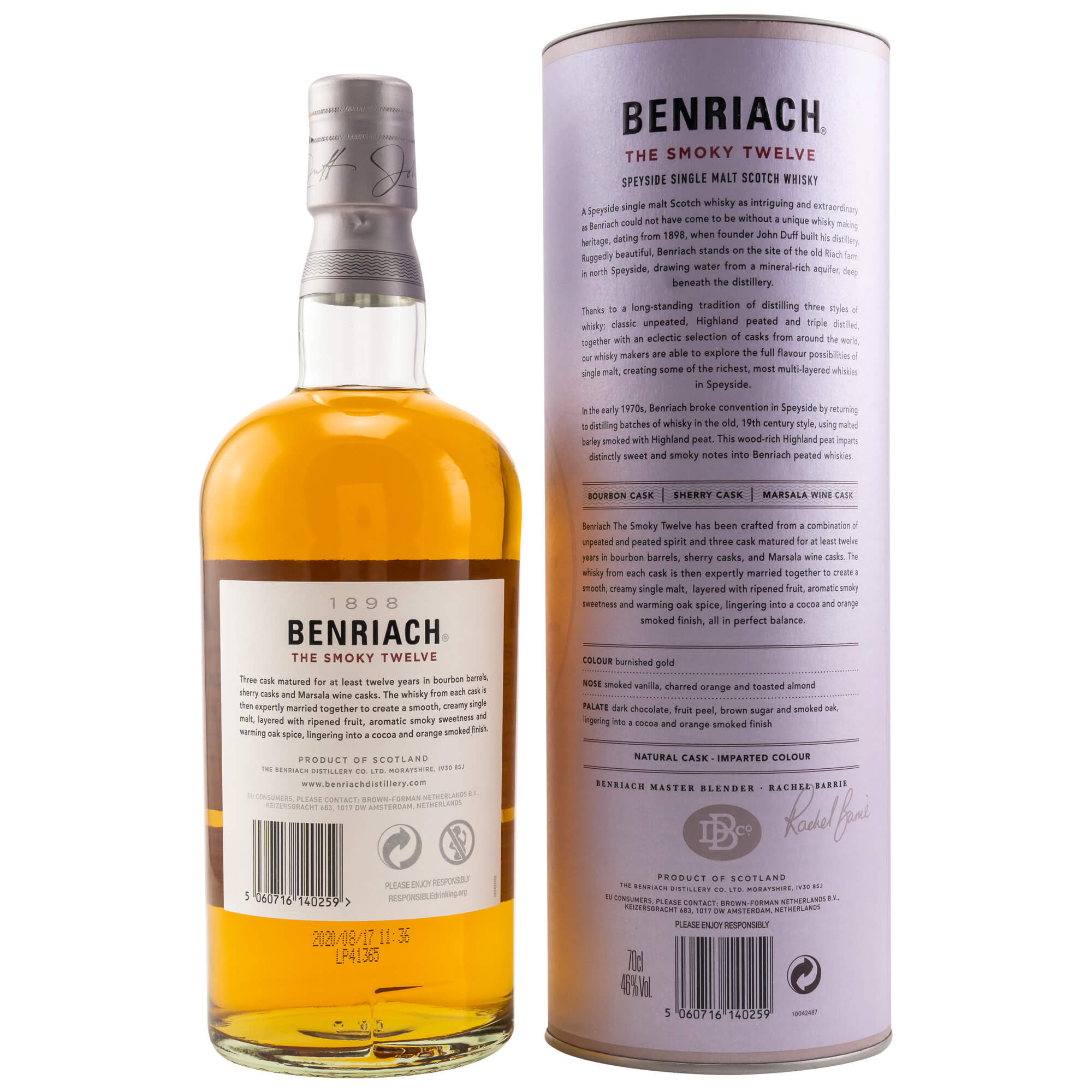 Benriach 12 Jahre The Smoky Twelve Speyside Single Malt Scotch Whisky